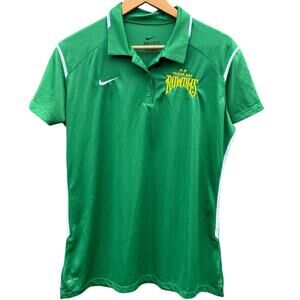 Tampa Bay Rowdies Nike Green Dri-fit Women's Polo Shirt Size Medium